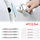 4pcs Infiniti Car Door Bumper Strip Anti-collision Protection Sticker