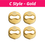 4pcs/set Hyundai Stainless Steel Car Door Lock Cover Protection