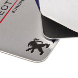Peugeot Aluminum Alloy Car Body Sticker Nameplate Rear Emblem Badge Decal