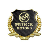 Buick Metal Carbon Fiber Car Rear Sticker Shield Trunk Emblem Badge Decal