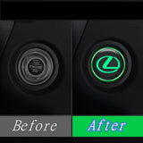 Lexus Luminous Car Engine One-click Start Stop Button Cover Sticker