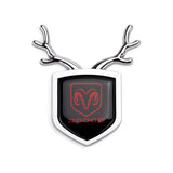 Dodge Deer ABS Car Rear Sticker Trunk Emblem Badge Decal