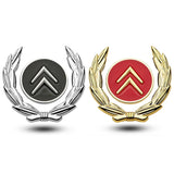 Citroen Metal Car Rear Sticker Trunk Window Emblem Badge Decal
