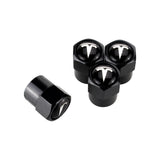 4pcs/set Tesla Car Air Valve Stem Cap Auto Tyre Valve Covers