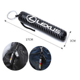 Lexus Carbon Fiber Car Keyring Keychain