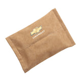 Chevrolet Suede Car Tissue Box Holder Seat Back Hanging Napkin Storage Bag