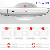 Hyundai Car Door Bowl Handle Anti-collision Protective Stickers Scratches Film