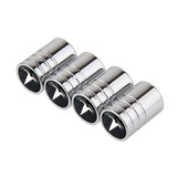 4pcs/set Tesla Logo Car Air Valve Stem Caps Auto Tyre Valve Covers