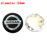 4pcs/set 54mm 58mm 60mm Nissan ABS Car Wheel Hub Center Caps Covers