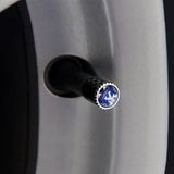 4pcs/set Peugeot Logo Carbon Fiber Car Air Valve Stem Caps Auto Tyre Valve Covers with Wrench