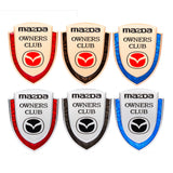 Mazda Metal Shield Car Rear Sticker Auto Window Emblem Badge Decal