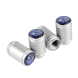 4pcs/set Subaru STI Logo Matte Car Air Valve Stem Caps Auto Tyre Valve Covers