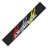 130x21cm Mitsubishi Car Front Trunk Windshield Sunshade Sticker Decal