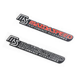 Mazda MS Mazdaspeed Logo Metal Car Rear Sticker Decal Auto Body Fender Side Emblem Badge