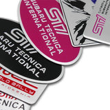 Subaru STI Aluminum Alloy Car Body Sticker Nameplate Rear Emblem Badge Decal