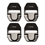 4pcs/set Jeep Cherokee Stainless Steel Car Door Lock Cover Protection