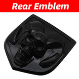 Car Front Tailgate Emblem for Dodge Ram 1500 2500 3500 HeavyDuty BigHorn 2010-2018 Skull ABS Sticker