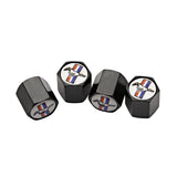 4pcs/set Ford Mustang Wolf Car Air Valve Stem Cap Auto Tyre Valve Covers