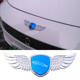 Jaguar Metal Wings Car Front Sticker Emblem Badge Decal