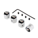 4pcs/set Cadillac Anti-Theft Car Air Valve Stem Cap Auto Tyre Valve Covers