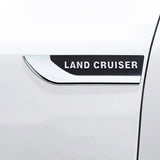 Car Fender Badge Trunk Sticker for Land Cruiser 200 100 70 80 120 150 Prado Rav4 Prius CHR Side Emblem Decal Accessories