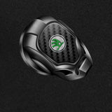 Skoda Iron Man Metal Car Engine One-click Start Stop Button Cover