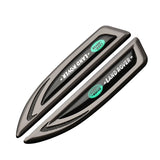 2pcs Land Rover Metal Car Side Fender Emblem Sticker Decal