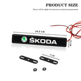 Skoda Logo Car Front Hood Grille LED Light