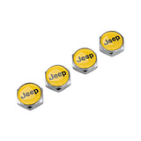 4pcs/set Jeep Logo Stainless Steel Car License Plate Bolts