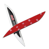 2pcs Honda Mugen Logo Metal Car Sider Fender Sticker Emblem Badge
