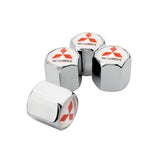4pcs/set Mitsubishi Car Air Valve Stem Cap Auto Tyre Valve Covers