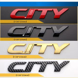 ABS for Logo Emblem Civic Accord City CRV HRV Jazz Pilot Odyssey Car Rear Trunk Fender Lettering Sticker Auto Accessories