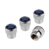 4pcs/set Ford Logo Car Air Valve Stem Caps Auto Tyre Valve Covers