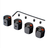 4pcs/set Honda Mugen Typer Anti-Theft Car Air Valve Stem Cap Auto Tyre Valve Covers