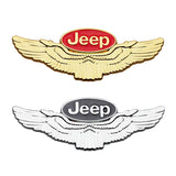 Jeep Metal Wings Car Rear Sticker Auto Window Emblem Badge Decal