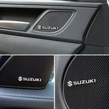 4pcs/set Suzuki Swift SX4 Vitara Metal Car Stereo Sticker Auto Audio Emblem Decal