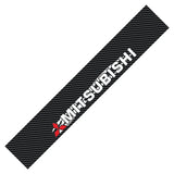 130x21cm Mitsubishi Car Front Trunk Windshield Sunshade Sticker Decal