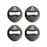 4pcs/set Mitsubishi Ralliart Stainless Steel Car Door Lock Cover Protection