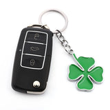Alfa Romeo Four Leaf Clover Logo Metal Car Key Rings Keychain Pendant