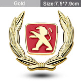Peugeot Metal Car Rear Sticker Auto Window Emblem Badge Decal
