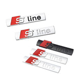 Audi Sline Logo Metal Car Sticker Emblem Badge Decal
