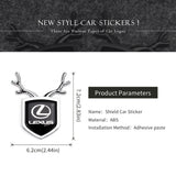 Lexus ABS Deer Car Rear Sticker Shield Trunk Emblem Badge Decal