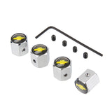 4pcs/set Chevrolet Corvette SS Anti-Theft Car Air Valve Stem Cap Auto Tyre Valve Covers