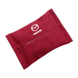 Mazda Suede Car Tissue Box Holder Seat Back Hanging Napkin Storage Bag