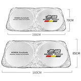 Honda Mugen Car Front Window Windshield Sunshade Protector Cover