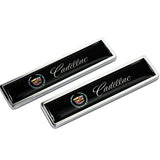 2pcs/set Cadillac Logo Metal Car Side Sticker Auto Emblem Badge