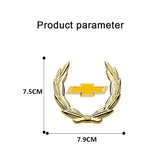Chevrolet Metal Car Rear Sticker Trunk Window Emblem Badge Decal