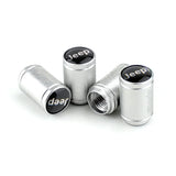 4pcs/set Jeep Logo Sport Matte Car Air Valve Stem Caps Auto Tyre Valve Covers