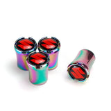 4pcs/set Suzuki Logo Car Air Valve Stem Caps Auto Tyre Valve Covers