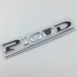 Tesla P75D P85D P90D P100D Letter Metal Car Rear Sticker Decal Emblem Badge